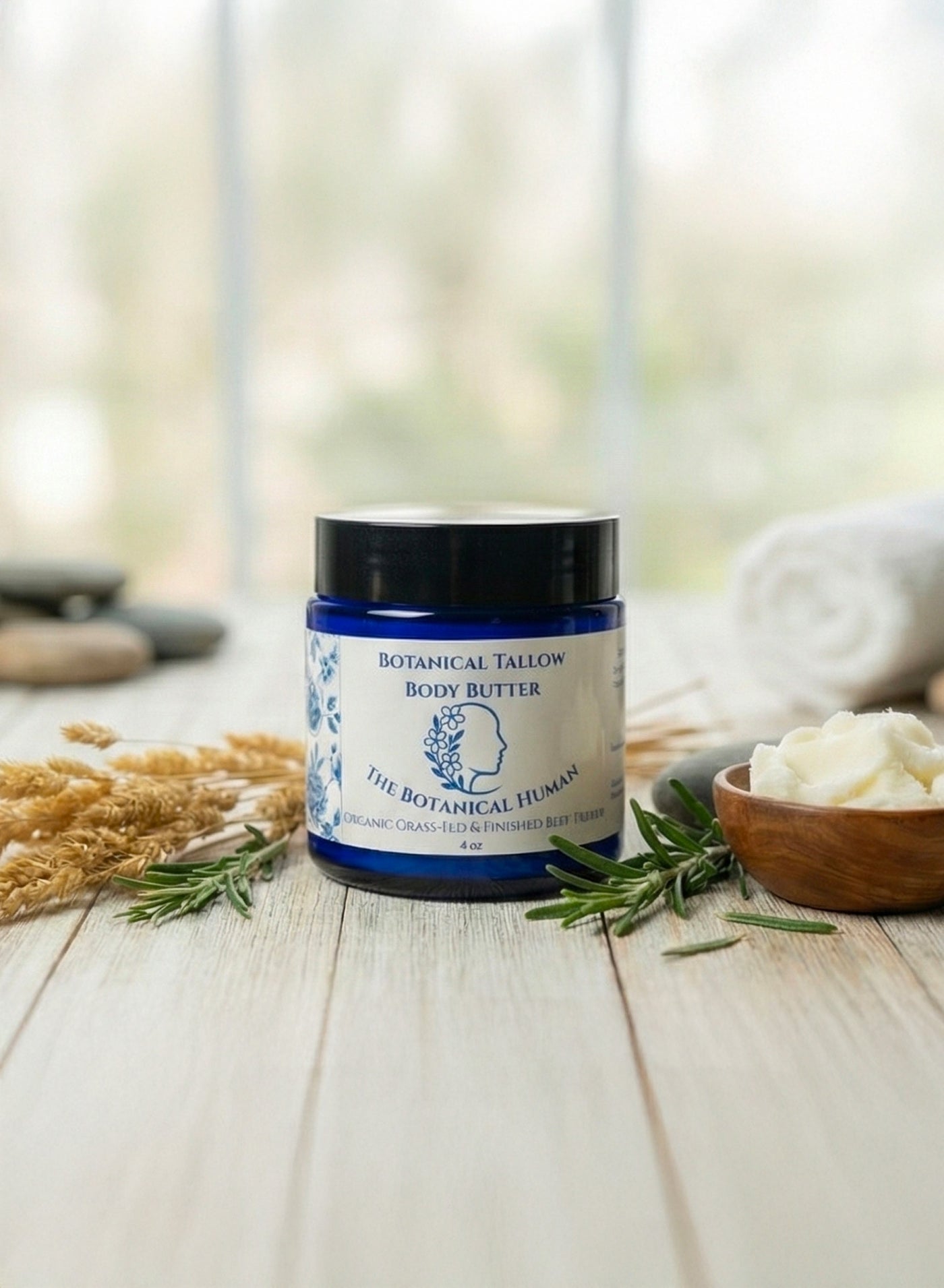 Botanical Tallow Body Butter — grass-fed whipped moisturizer