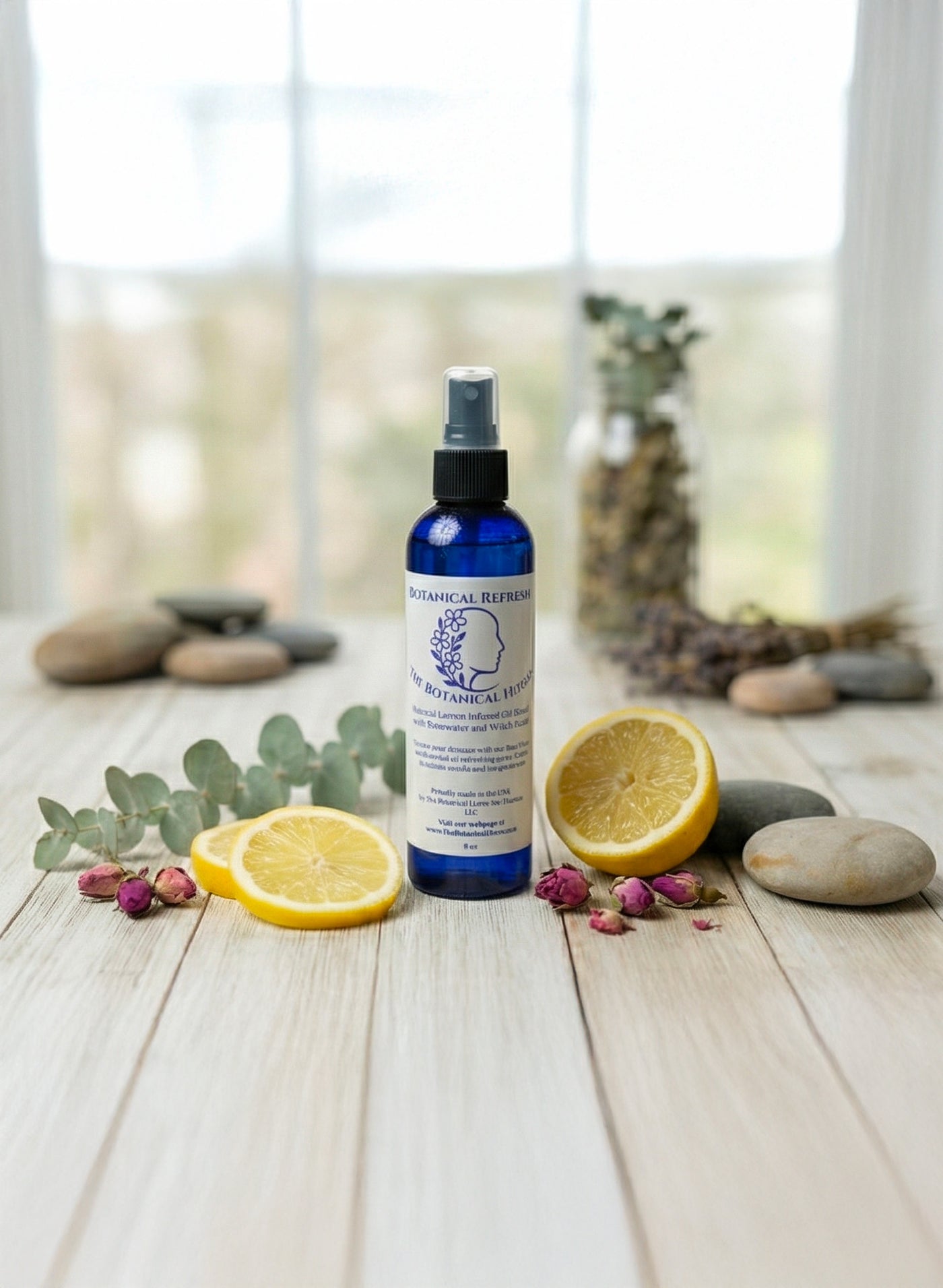 Botanical Refresh organic rose water facial toner mist